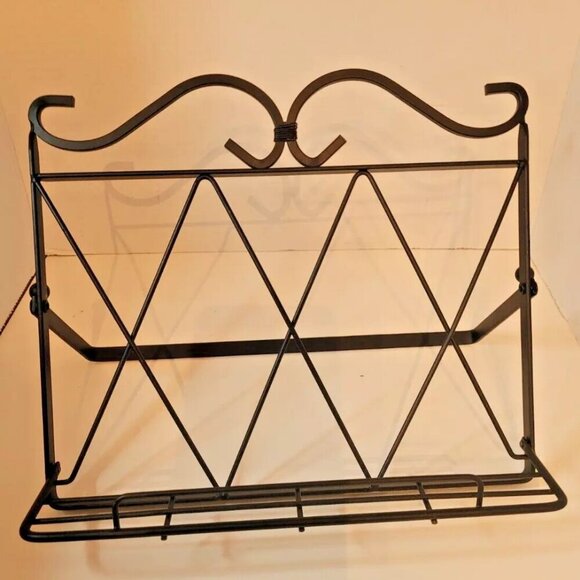 Metal Black Foldable Book Holder Stand (Metal-39-M-7) - Picture 2 of 4